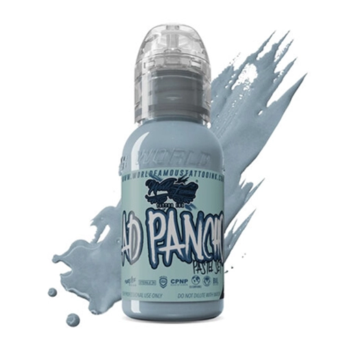 Set World Famous Tattoo Ink A.D. Pancho Pastel Grey 6 Potes de 1oz - Imagen 3