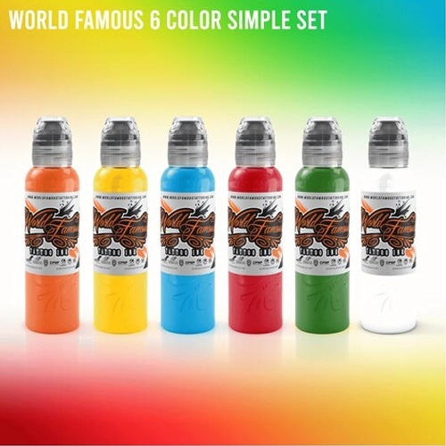 Set 6 Colores Simple Primario de 1oz