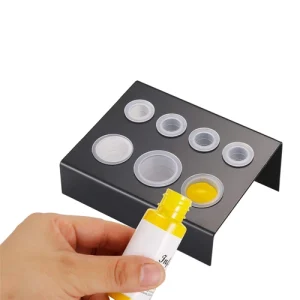 PORTA INK CUPS DE METAL BLACK
