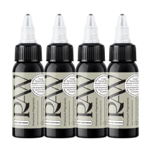 SET RAW GRAYWASH 4 TONOS DE 1OZ