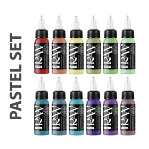 SET RAW 12 COLORES PASTEL DE 1/2OZ