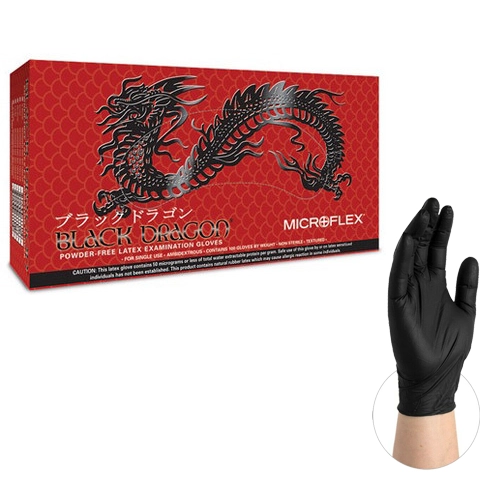 GUANTES BLACK DRAGON LATEX - Imagen 2
